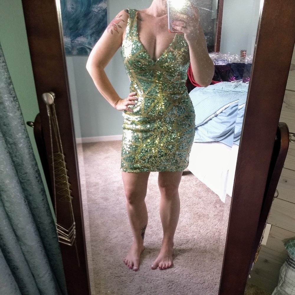 Beautiful sequins dress